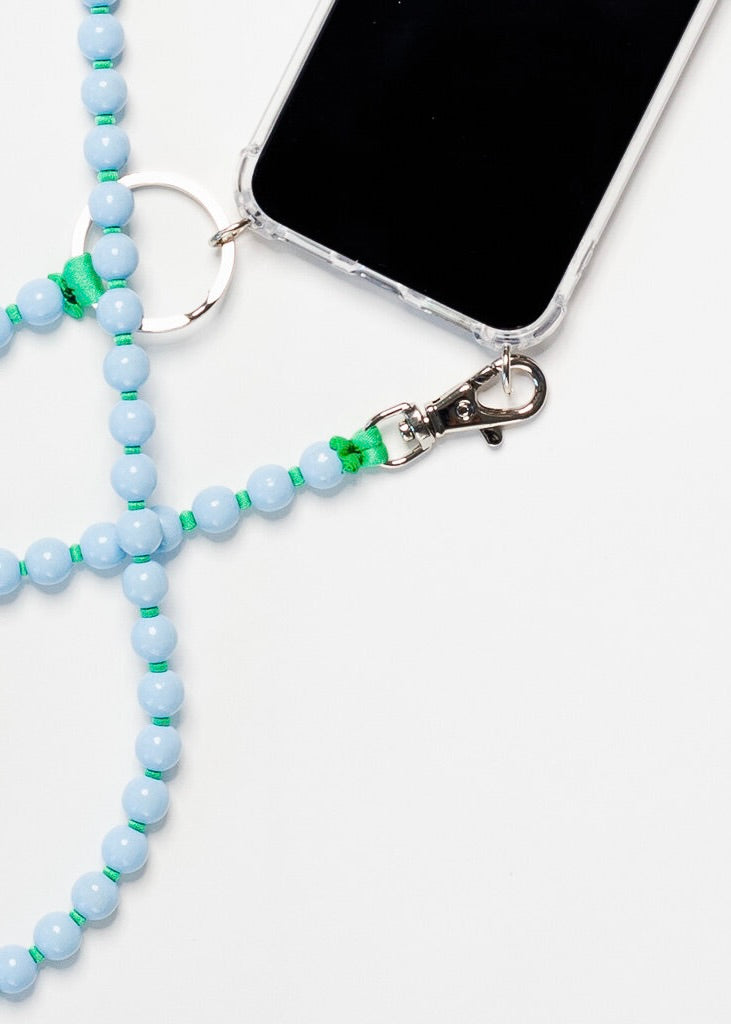 iPhone Necklace - Pastel Blue & Green