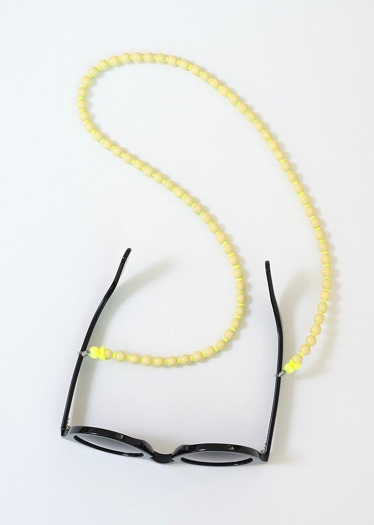 Glasses Chain - Pastel Yellow & Neon Yellow