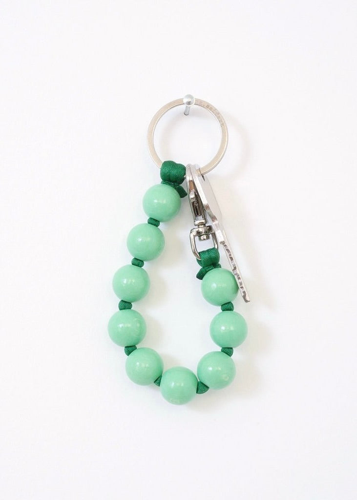 Big Perlen Short Keyholder - Pastel Green & Green