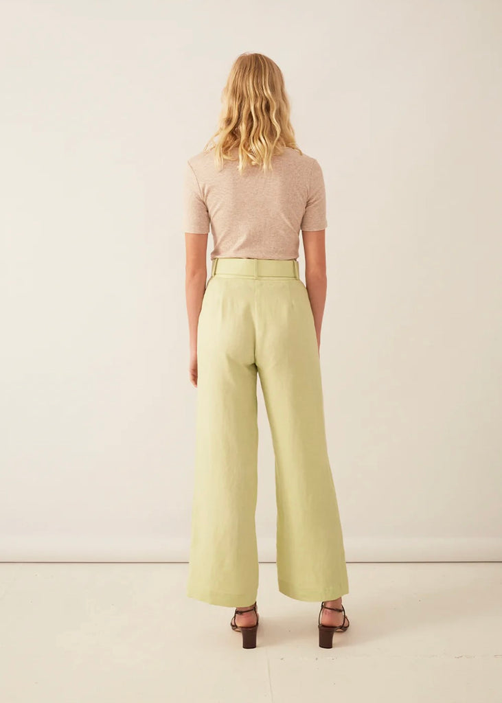 Darcey Trouser - Mint Twill