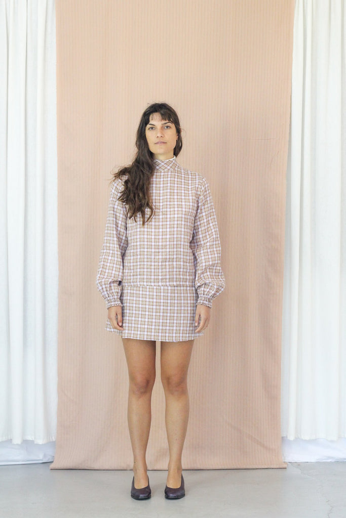 Fable Blouse - Thistle Gingham