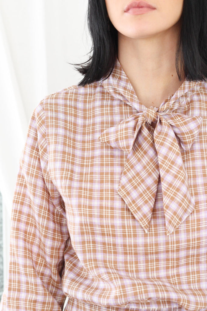 Fable Blouse - Thistle Gingham